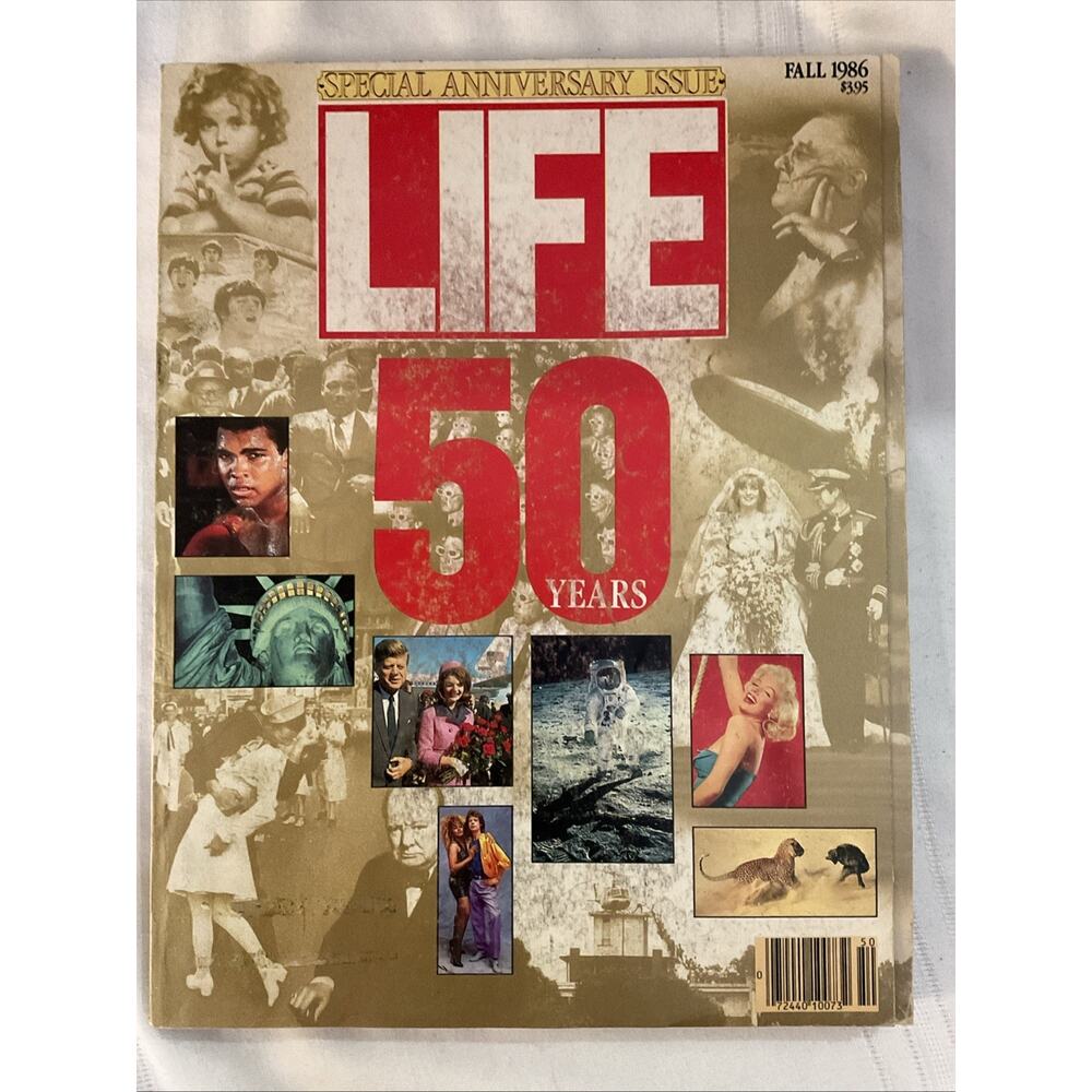 Vintage 50 YEARS Collector LIFE MAGAZINE, FALL 1986 SPECIAL ANNIVERSARY ISSUE